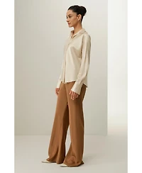 Lilysilk Women's Bias Cut Silk Shirt