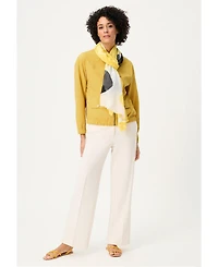 Olsen Women's Collarless Zip Jacket