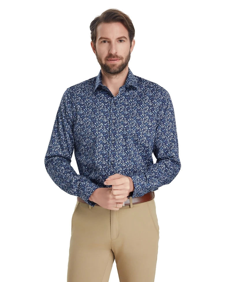 Bar Iii Men's Slim-Fit Pencil Floral Dress Shirt, Macy's Exclusive