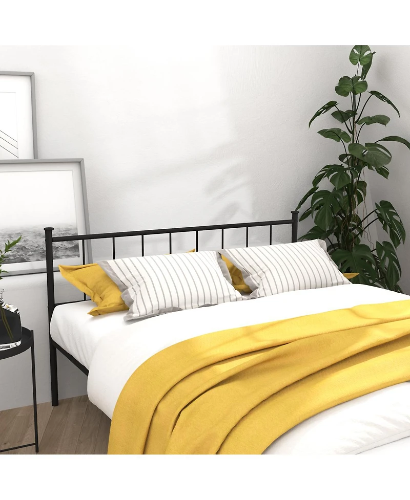 Streamdale Furniture 74 inches Full Size Bed Frame with Headboard/Footboard, Under Bed Storage