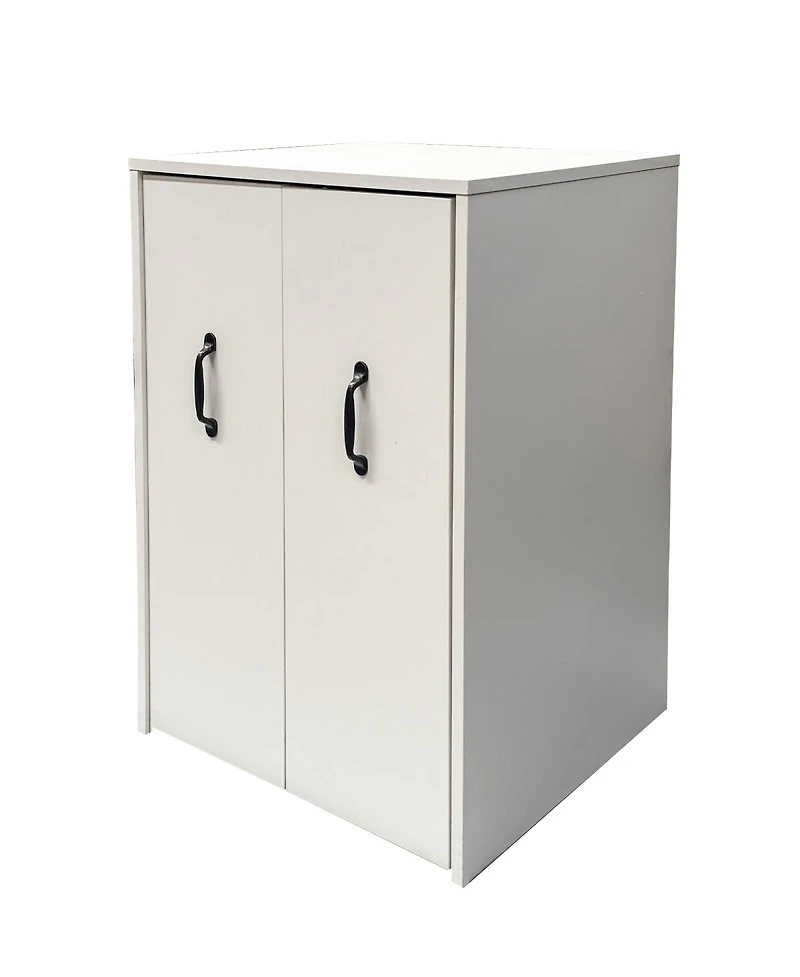 Streamdale Furniture 3 Tier Wooden Bookcase with Slide Out Drawer & Dustproof Cabinet