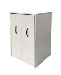 Streamdale Furniture 3 Tier Wooden Bookcase with Slide Out Drawer & Dustproof Cabinet