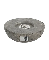 Streamdale Furniture Patio Propane Fire Pit, 30, 000BTU, Light Grey (Tank Cover Not Provided)