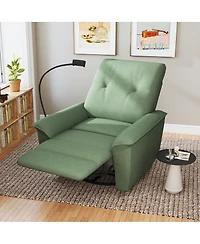 Streamdale Furniture 270° Power Swivel Rocker Recliner w/ Phone Holder & Usb Ports