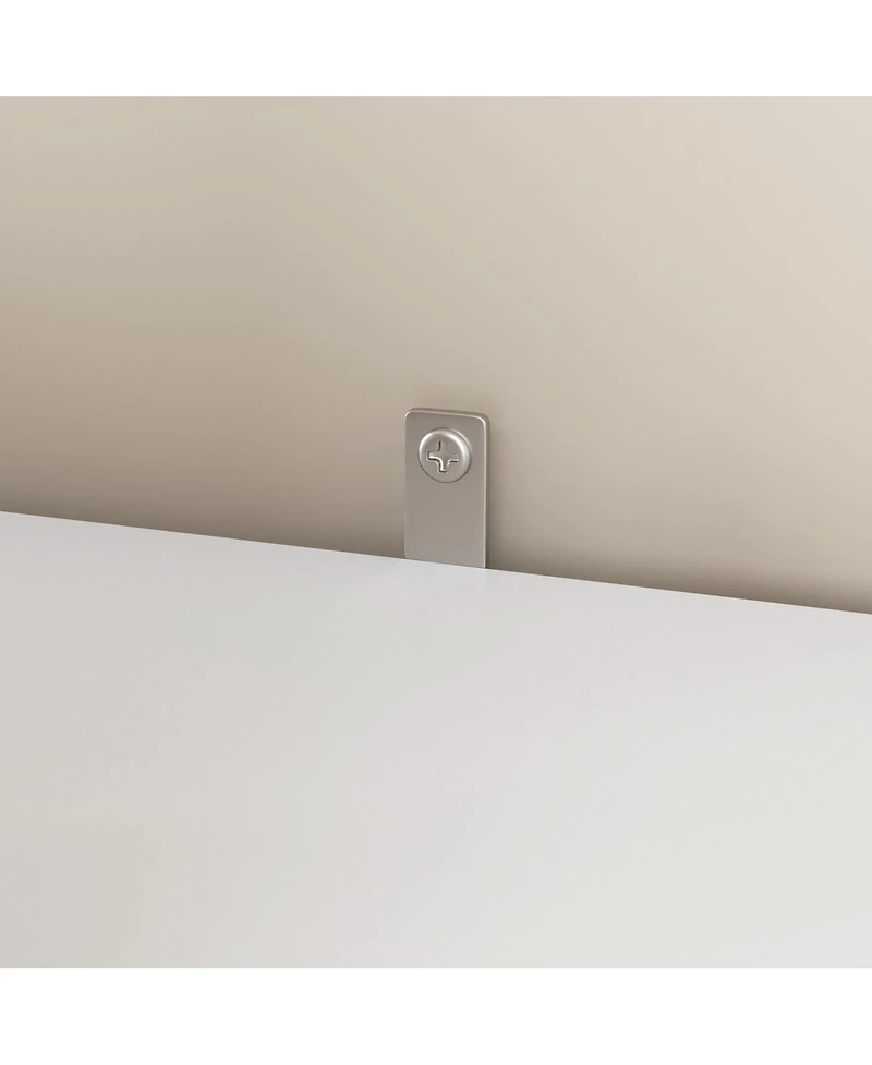 Streamdale Furniture 9 Drawer Modern White Matte Wood Dresser for Bedroom & Living Room