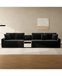 Streamdale Furniture 132 inches Modern Modular Sofa Couch with Storage