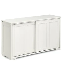 Sugift Kitchen Storage Cupboard Cabinet with Sliding Door