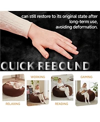 Streamdale Furniture 6FT Memory Foam Bean Bag Chair for Adults & Teens