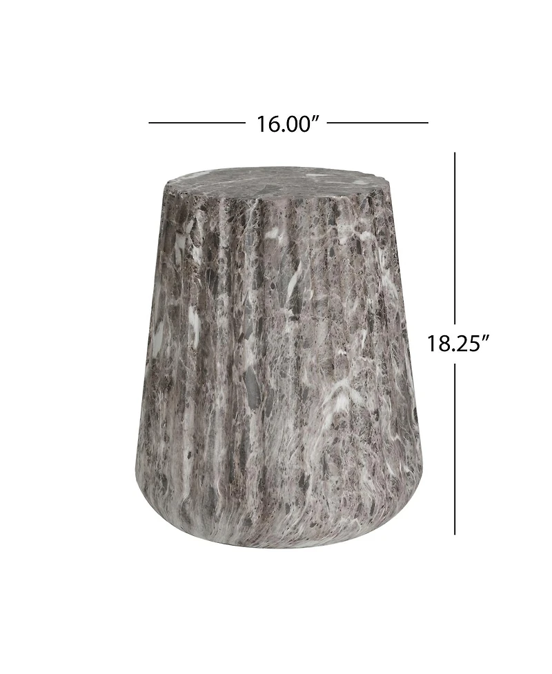 Streamdale Furniture Outdoor Cleme Carved Side Table