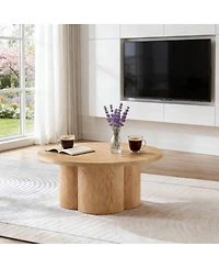 Streamdale Furniture Round Modern Coffee/Accent Table for Living Room/Office/Bedroom