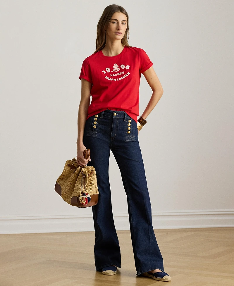 Lauren Ralph Women's Crewneck Short-Sleeve T-Shirt