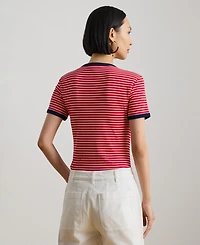 Lauren Ralph Women's Crewneck Short-Sleeve Top