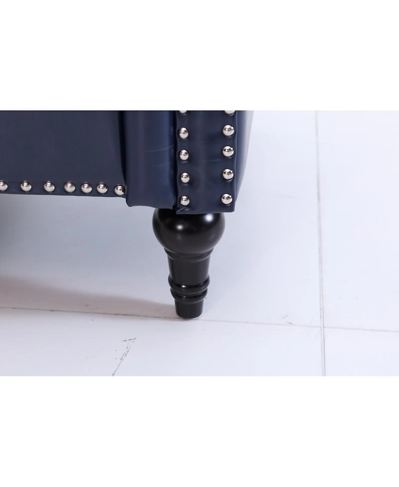 Streamdale Furniture Streamdale 83.66 Inch Width Traditional Square Arm removable cushion 3 seater Sofa