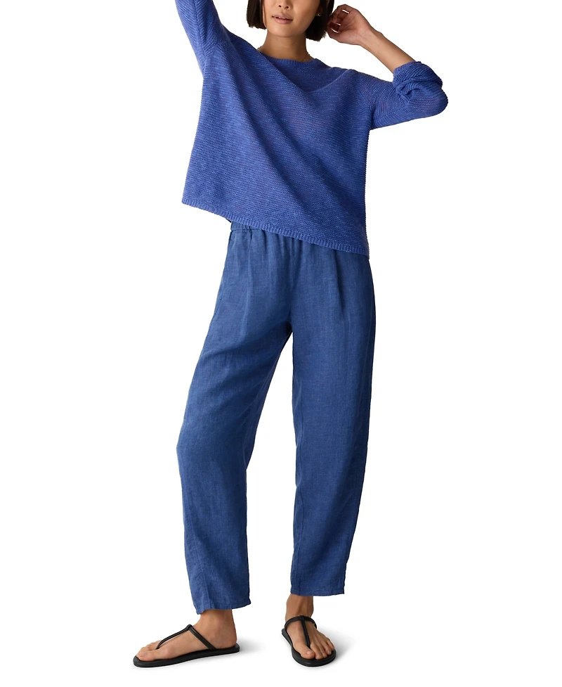 Eileen Fisher Women's Long-Sleeve Crewneck Sweater, Regular & Plus