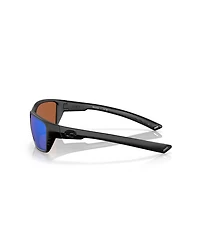 Costa Del Mar Unisex Rectangle Whitetip Polarized Sunglasses, 6S9056