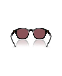 Tory Burch Women's Round Polarized Sunglasses, TY7235D