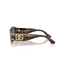 Dolce&Gabbana Women's Oval Sunglasses, DG4502