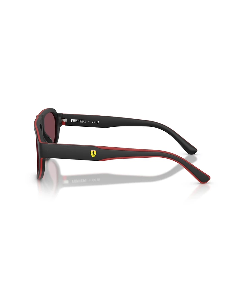 Scuderia Ferrari Men's Geometric Sunglasses, FZ6027U