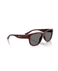 Scuderia Ferrari Men's Rectangle Polarized Sunglasses, FZ6028U