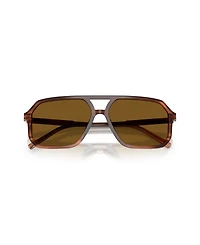 Dolce&Gabbana Unisex Pilot Polarized Sunglasses, DG4541