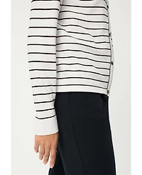Olsen Women's Striped Cardigan