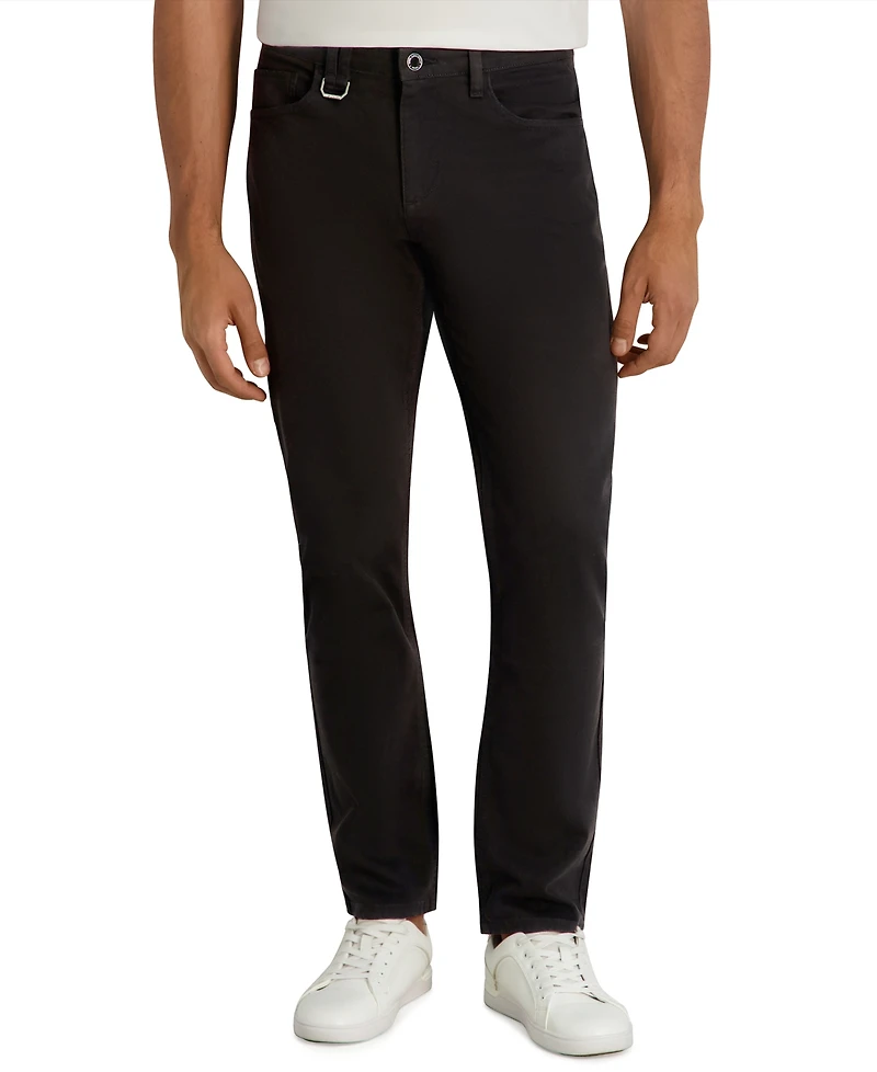 Karl Lagerfeld Paris Men's Casual Regular-Fit Pants