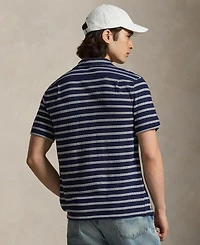 Polo Ralph Lauren Men's Striped Camp Collar Shirt