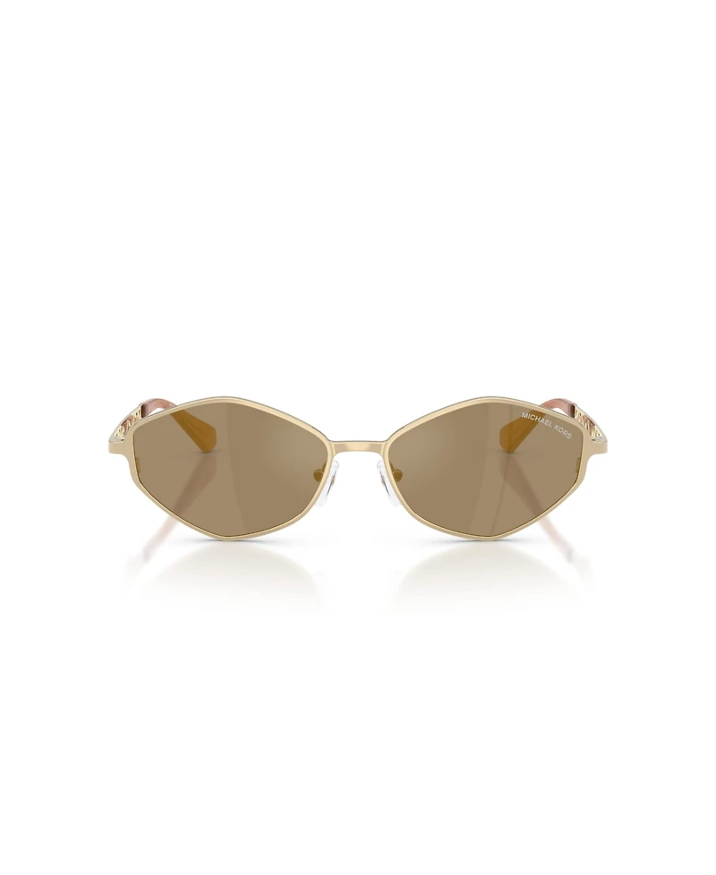Michael Kors Women's Gold Coast Geometric Sunglasses, MK1181