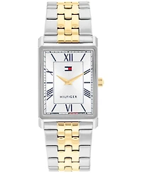 Tommy Hilfiger Men's Quartz Two Tone Stainless Steel Bracelet Watch, 25.5 mm