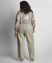 Dkny Plus Size Mid Rise Ankle Pant