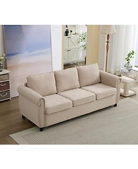 Streamdale Furniture 81.5" 2-in-1 Queen Convertible Sleeper Sofa Bed, Pull Out Couch Bed