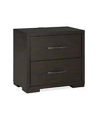 Ryder 26" Oak Veneer Usb Charging Nightstand