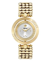 Versace Women's Eon Ip Yellow Gold Stainless Steel Bracelet Watch