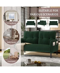 Streamdale Furniture corduroy double sofa for living rooms & bedrooms