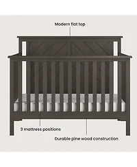 Child Craft Hampton Flat Top 4-in-1 Convertible Crib