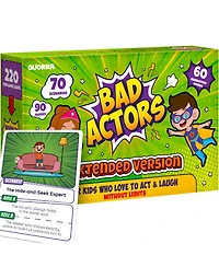 Quokka Charades & Guessing Game for Kids & Teens - 220 Hilarious Scenarios & Quirk Cards