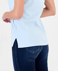 Style & Co Petite Sleeveless Boat-Neck Tank Top, Created for Macy's