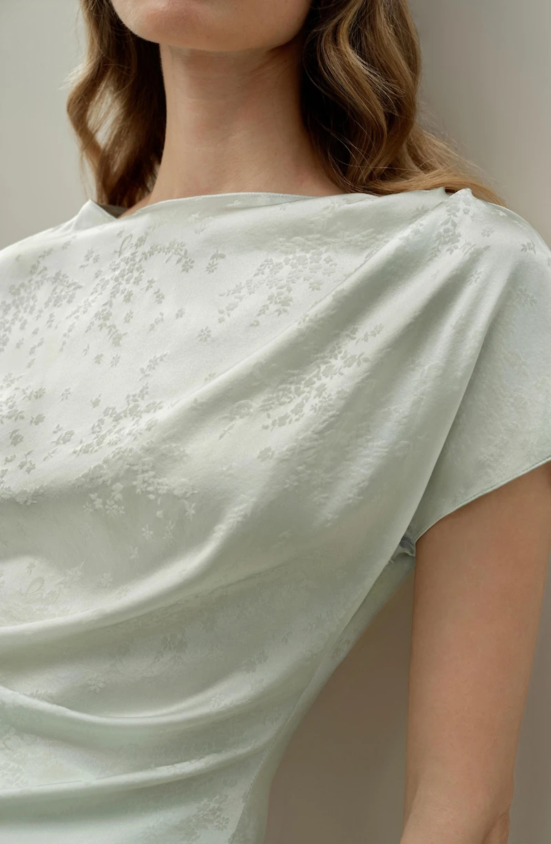 Lilysilk Women's Ying Jacquard Silk Top