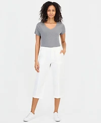 Style & Co Women's Seamed Utility Capri Pants, Macy's Exclusive
