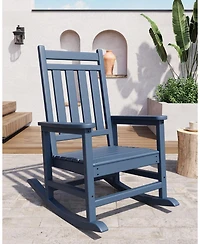 gaomon Poly Lumber Rocking Chair Outdoor Set of 4