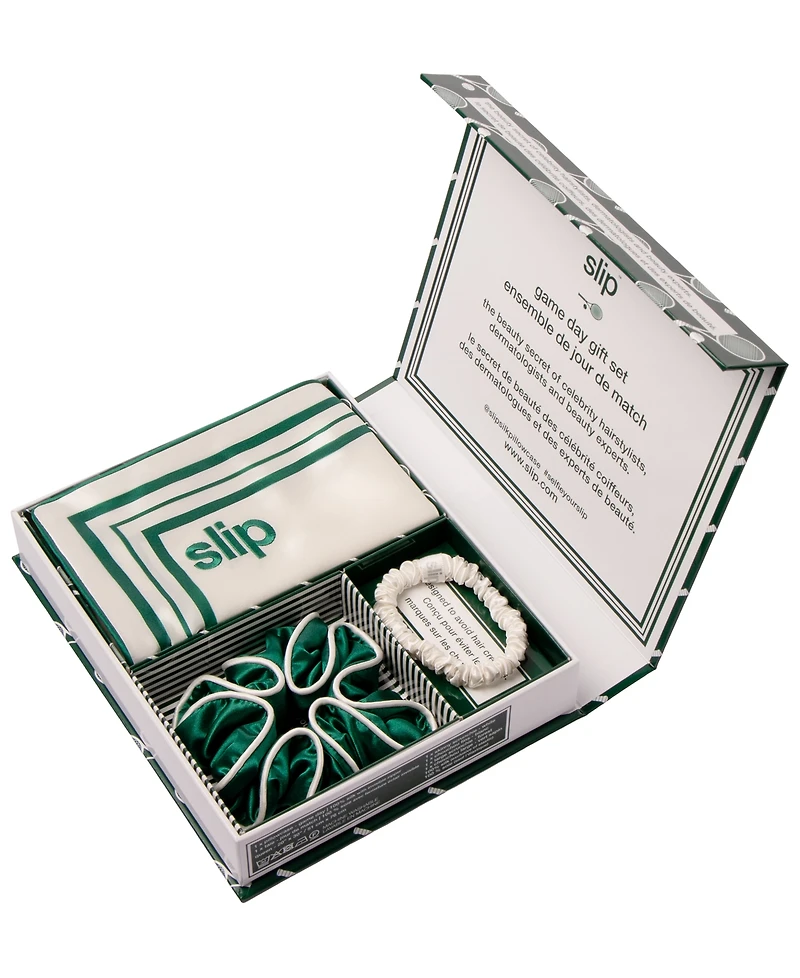 Slip 3-Pc. Pure Silk Queen Pillowcase and Scrunchies Gift Set