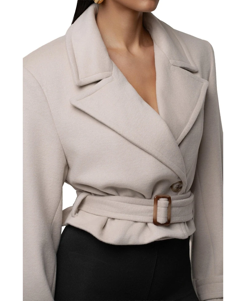 Jluxlabel Women's Sharp Presence Crop Jacket