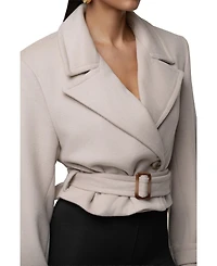 Jluxlabel Women's Sharp Presence Crop Jacket