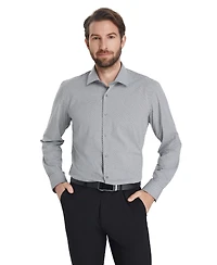 Alfani Men's Geometric Print Slim-Fit Dress Shirt, Macy's Exclusive