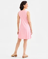 Style & Co Women's Printed Sleeveless Knit Dress, Macy's Exclusive