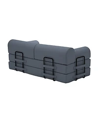 Streamdale Furniture Corduroy Convertible Sleeper Sofa Bed with Pillow