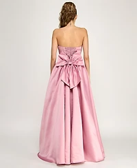 B Darlin Juniors' Strapless Ball Gown