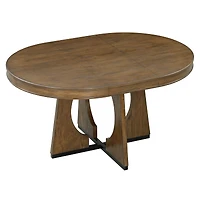Streamdale Furniture 5-Piece Extendable Dining Set with 16" Leaf and Geometric Design