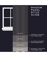 Lauren Ralph Sallie Blackout Back Tab Rod Pocket Curtain Panel