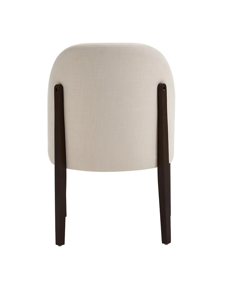 Streamdale Furniture Wooden Dining Chairs Set of 2, Modern Upholstered Kitchen Chairs